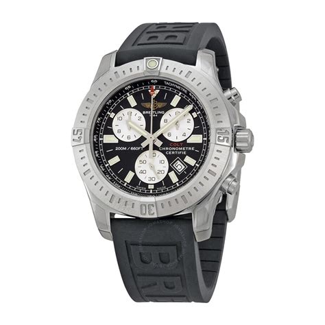 breitling colt automatic rubber strap|breitling rubber strap 22mm.